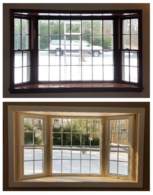 Slide 1: Bay window gets a brightening lighter colored trim